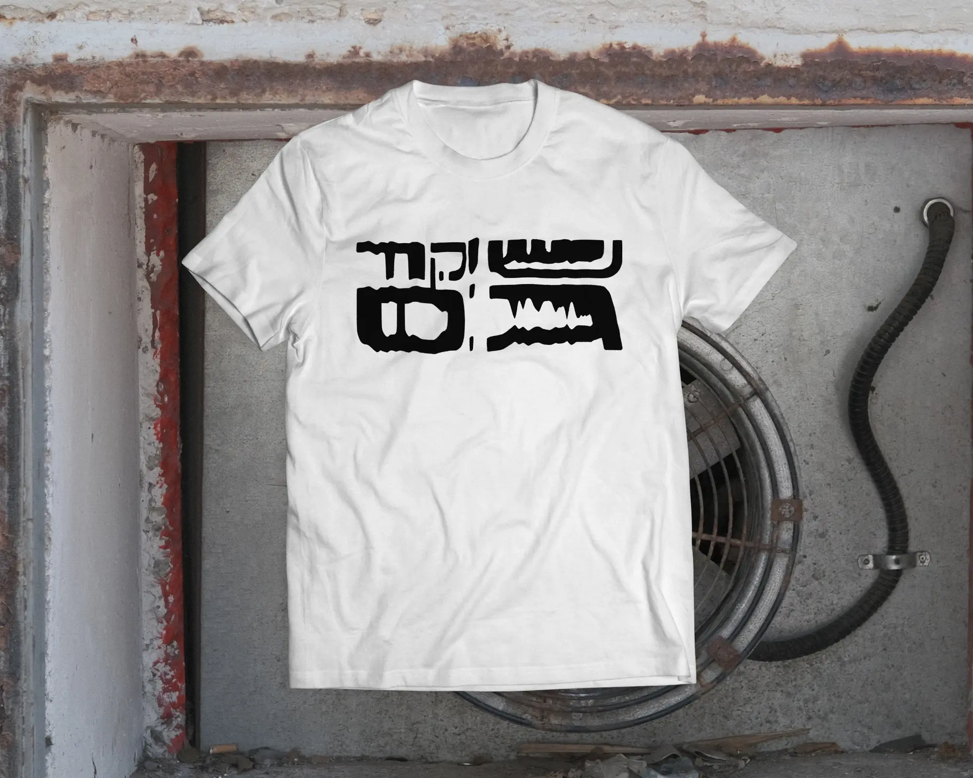Blatant lies scan art on mock t-shirt